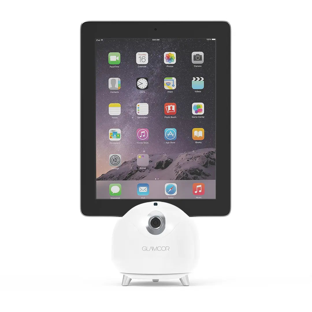 Glamcor Star Tracker: Compatible with iPads for versatile content creation, featuring dual-axis gimbal technology for smooth and precise tracking shots