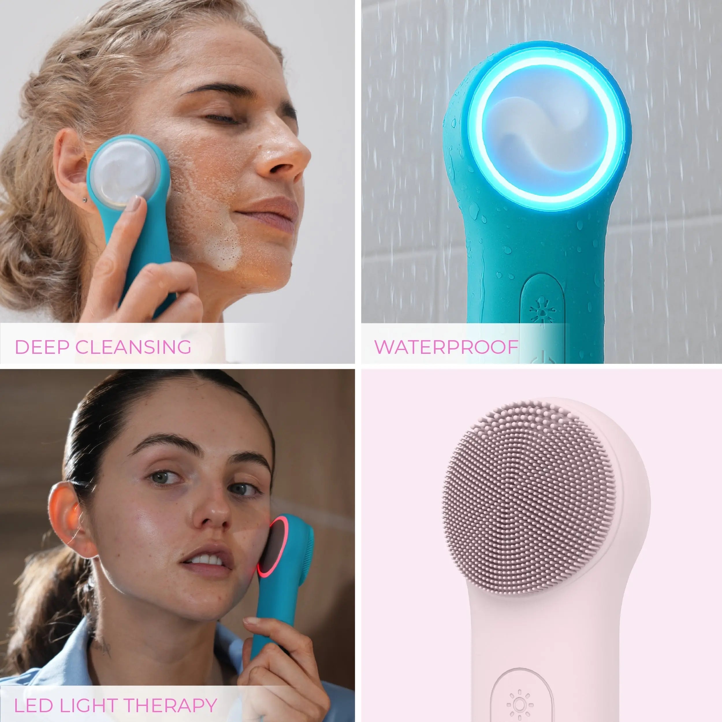 RIKI RADIANT Dual-sided Silicone Face Cleansing System RIKI LOVES RIKI