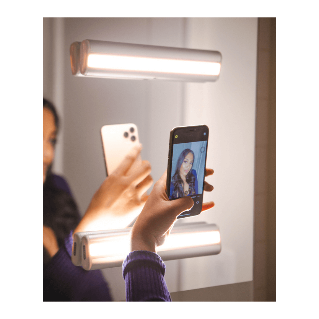 Dual Color LED Light Bar: Perfect Addition to Your Workspace - Cosmic Twins, ideal for your business.