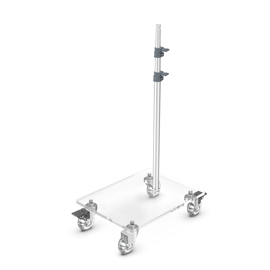 Rolling Flat Base Stand - GLAMCOR ACCESSORIES GREY GLAMCOR