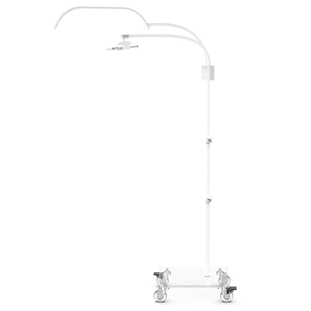 Illuminate your workspace with GLAMCOR Horizon - cherished by beauty professionals for its superior performance and versatility, featuring curved lighting for optimal results.
