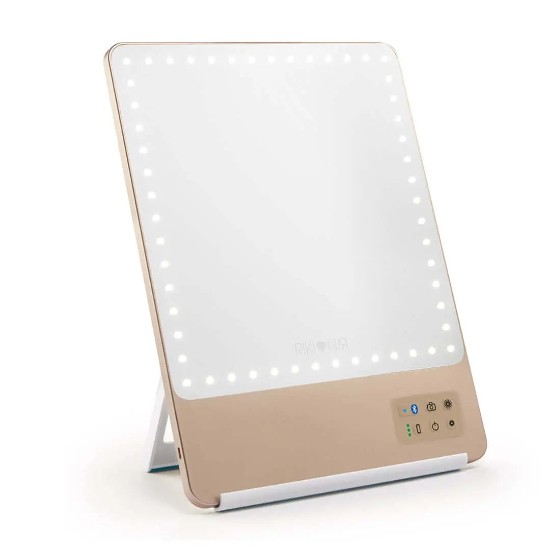 RIKI Skinny LED vanity mirror for on-the-go beauty