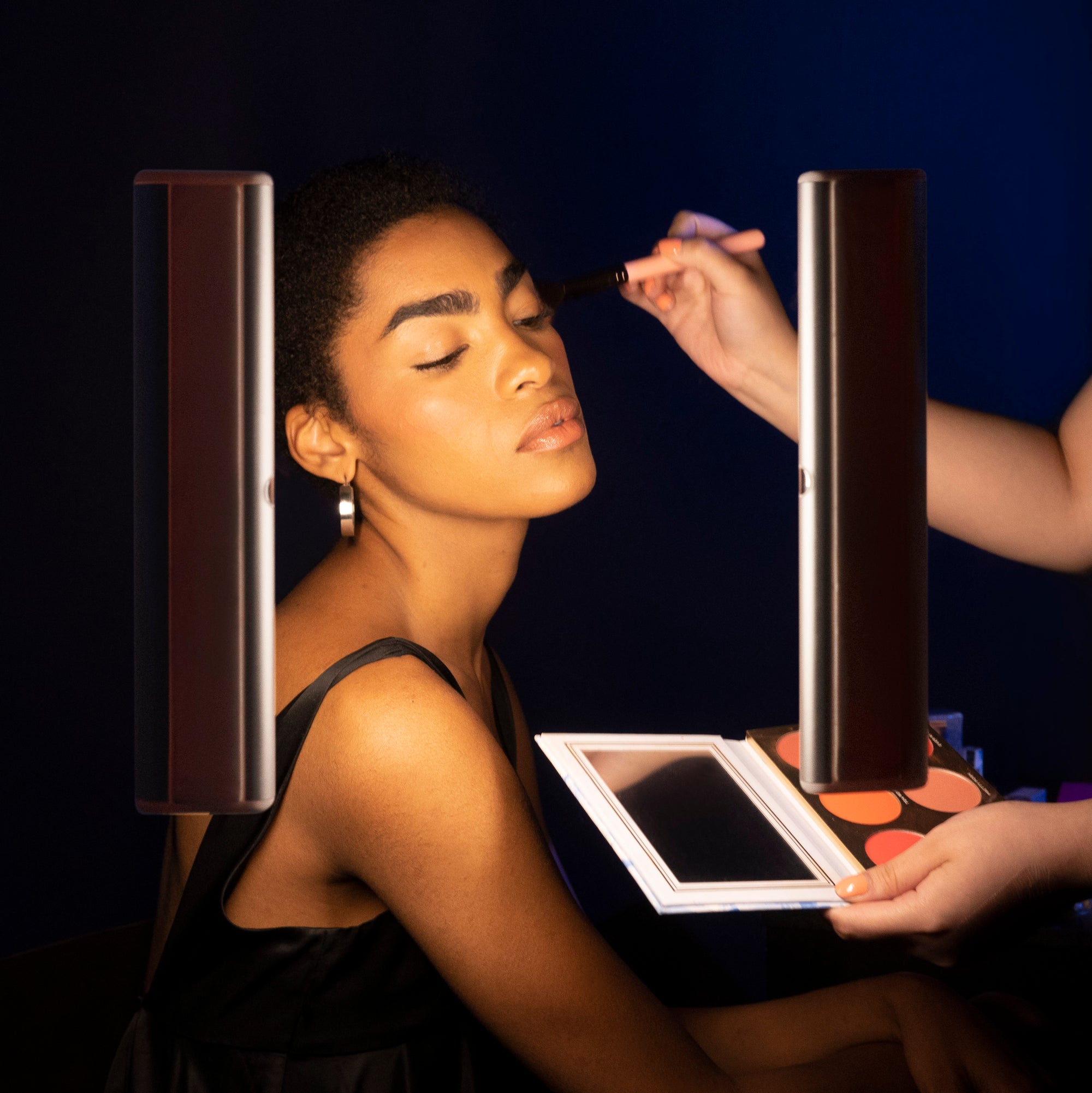 Adhesive LED Light Bar for Bathroom, Vanity, or Bedroom - Cosmic Twins, perfect for your makeup routine, your workspace and your beauty content.