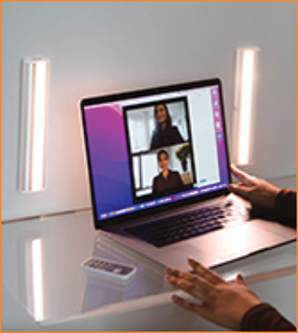 Makeup Vanity Light Bar with Dual Color LED Light - Cosmic Twins - Attachable to Any Surface and perfect your content.