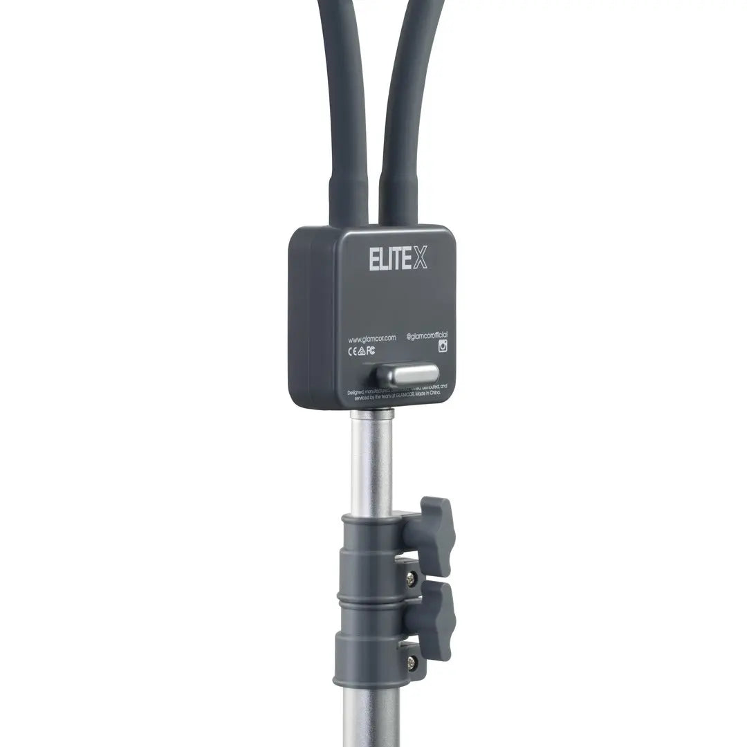 Elite X Floor Light Kit with a lightweight tripod stand for versatile lighting setups.