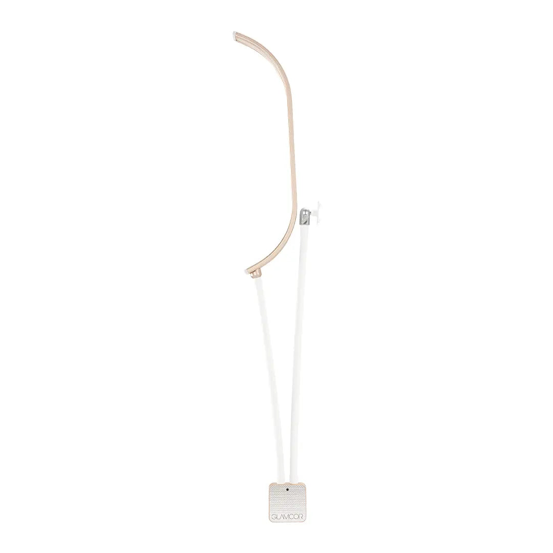 Sleek design of the GLAMCOR Horizon light - white and gold
