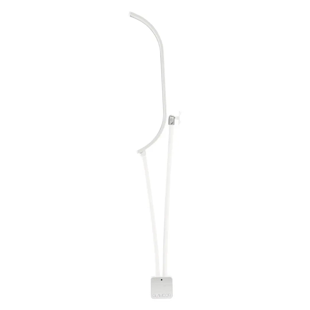 Illuminate your workspace with GLAMCOR Horizon - loved by beauty professionals for its superior performance and versatility, featuring curved lighting for optimal results.
