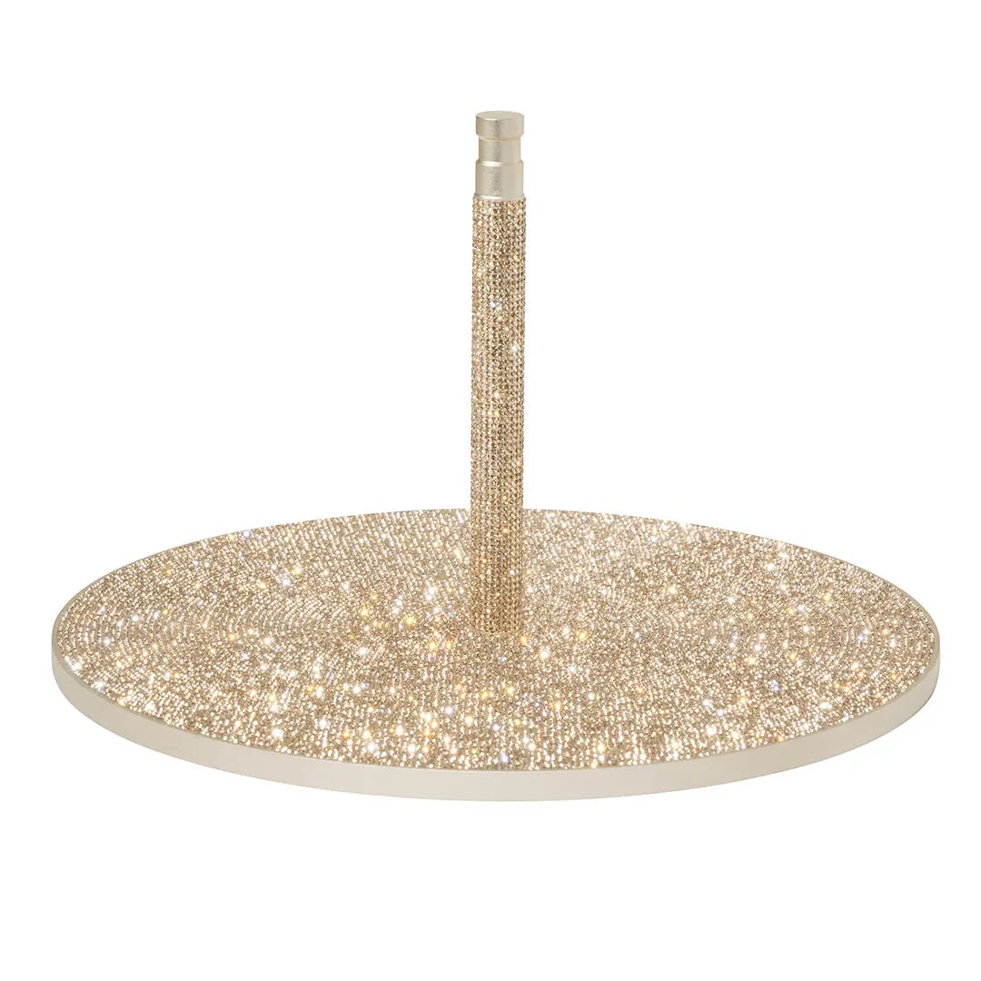 SPARKLE Round Acrylic Table Base – Stylish and Versatile Accessory champagne gold