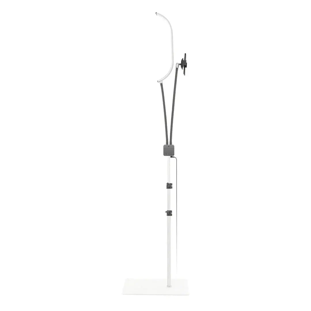 Illuminate your workspace with GLAMCOR Horizon - favored by beauty professionals for its superior performance and versatility, featuring curved lighting for optimal results.