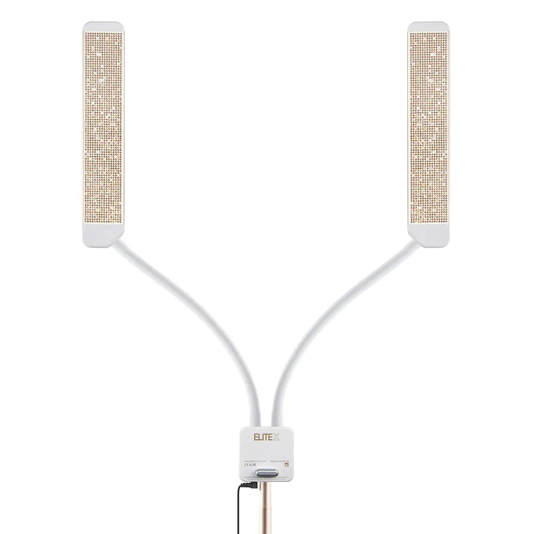 SPARKLE Elite X beauty lamp with five brightness settings.