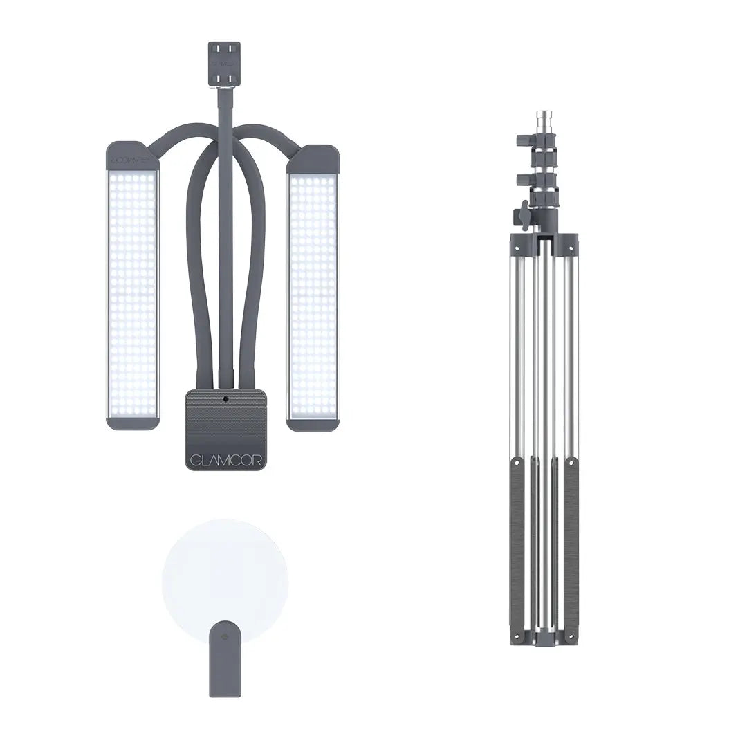 Elevate your setup with the Create Your Kit, featuring the Multimedia X LED light, Silver Stand, and Magnifying Glass for enhanced lighting and detailed work.