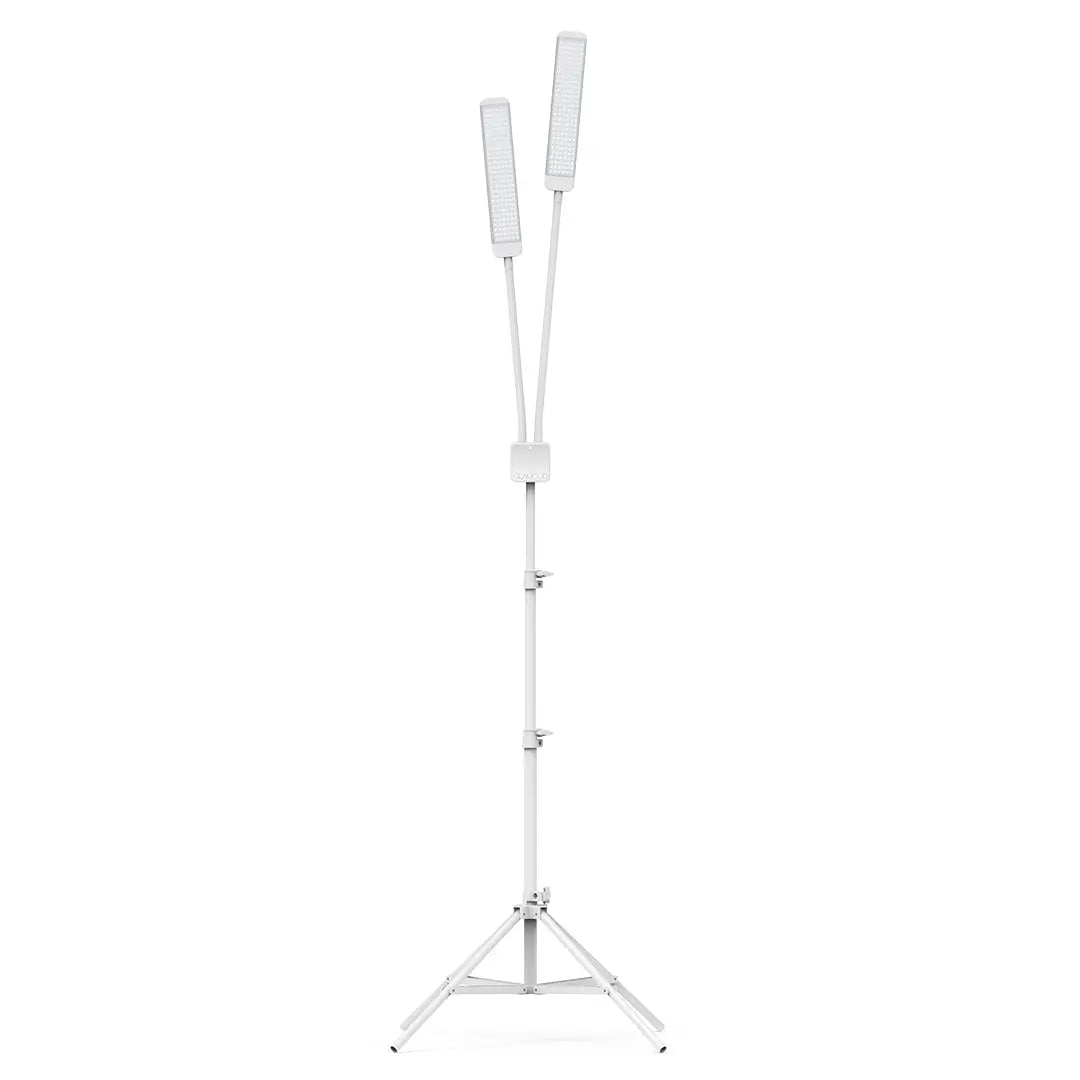 REVOLUTION X - GLAMCOR LIGHTS WHITE/SILVER / WHITE TELESCOPIC STAND GLAMCOR