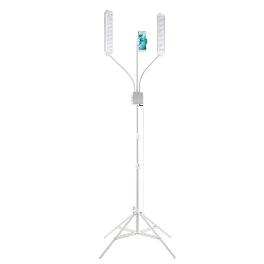 GLAMCOR MMX White Silver: Sleek and sophisticated lighting equipment.