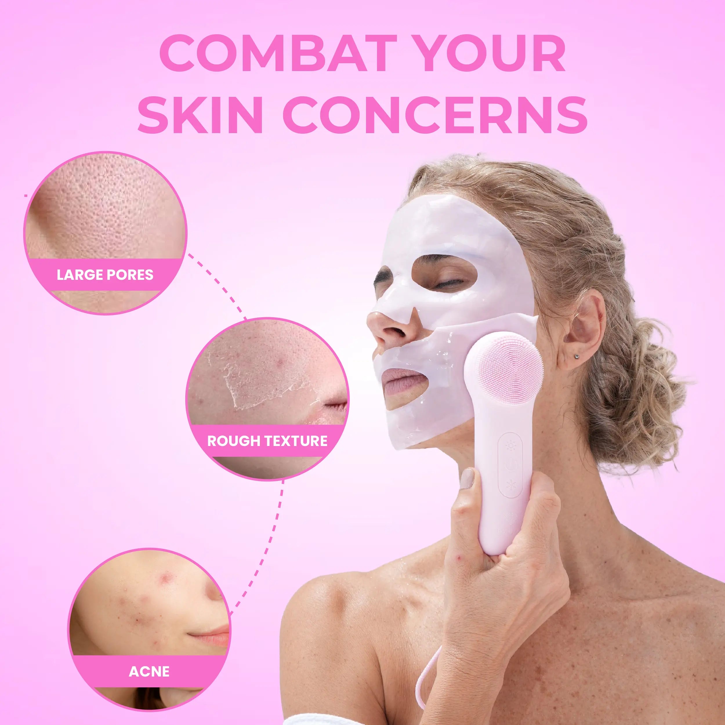 RIKI RADIANT Dual-sided Silicone Face Cleansing System RIKI LOVES RIKI