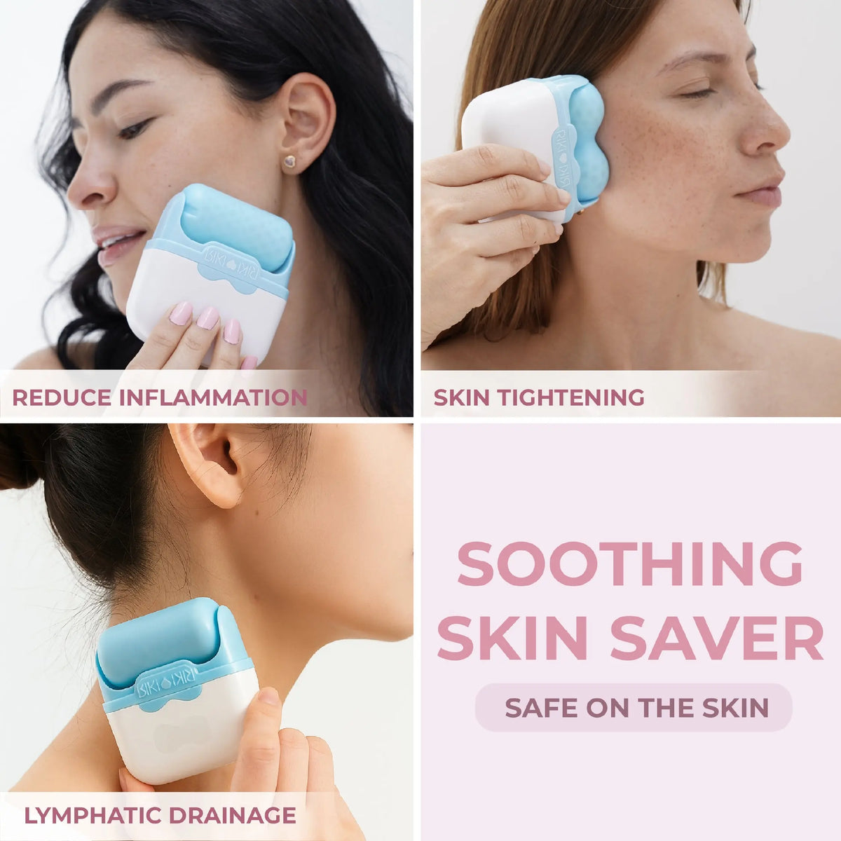 RIKI Ice Roller Cooling Facial Massage Tool RIKI LOVES RIKI