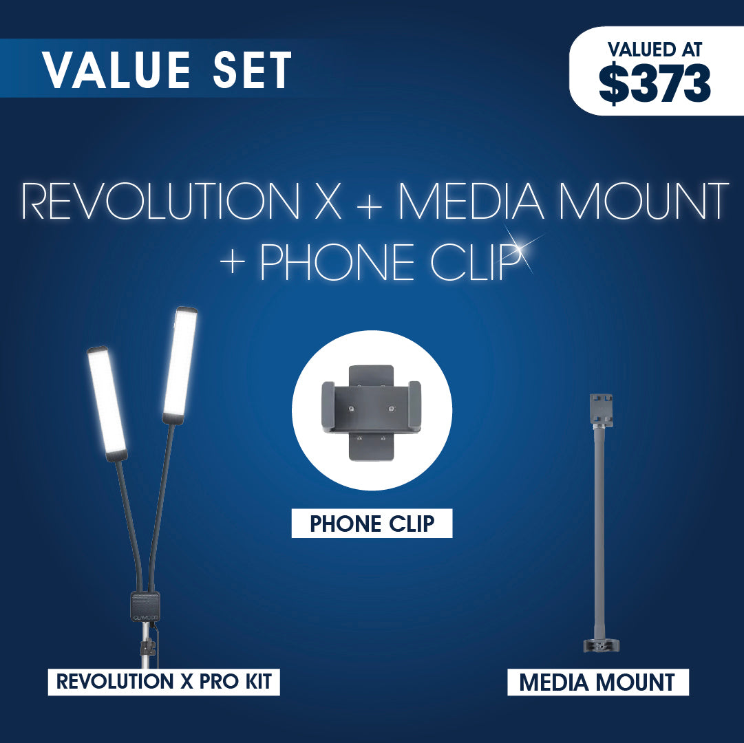 REVOLUTION X with Media Mount and Phone Clip | International Warehouse