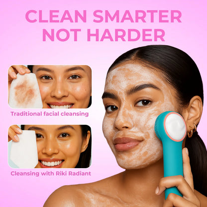 RIKI RADIANT Dual-sided Silicone Face Cleansing System RIKI LOVES RIKI