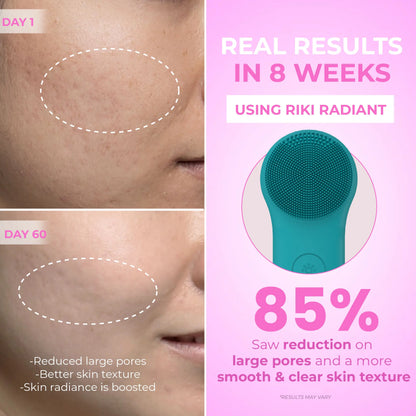 RIKI RADIANT Dual-sided Silicone Face Cleansing System RIKI LOVES RIKI