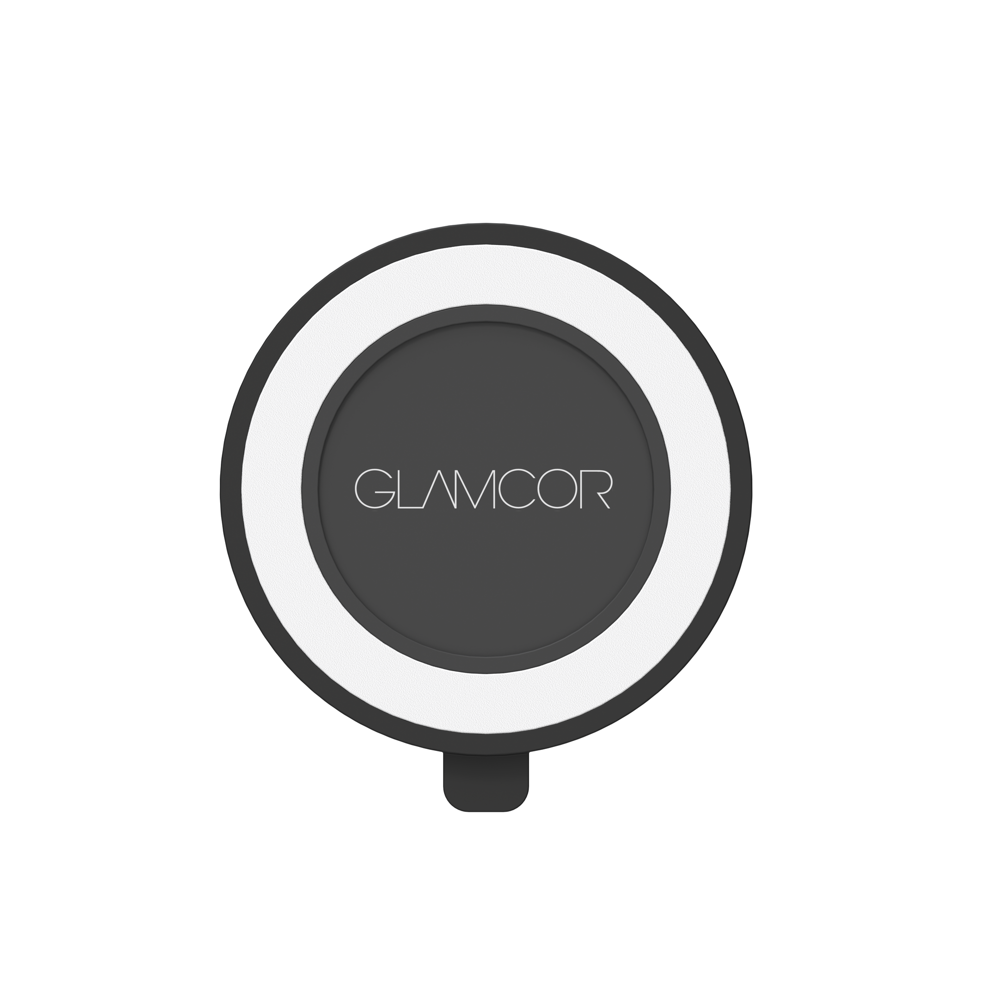 GLAMCOR Magnetic Suction Phone Mount, featuring a strong suction base for reliable stability