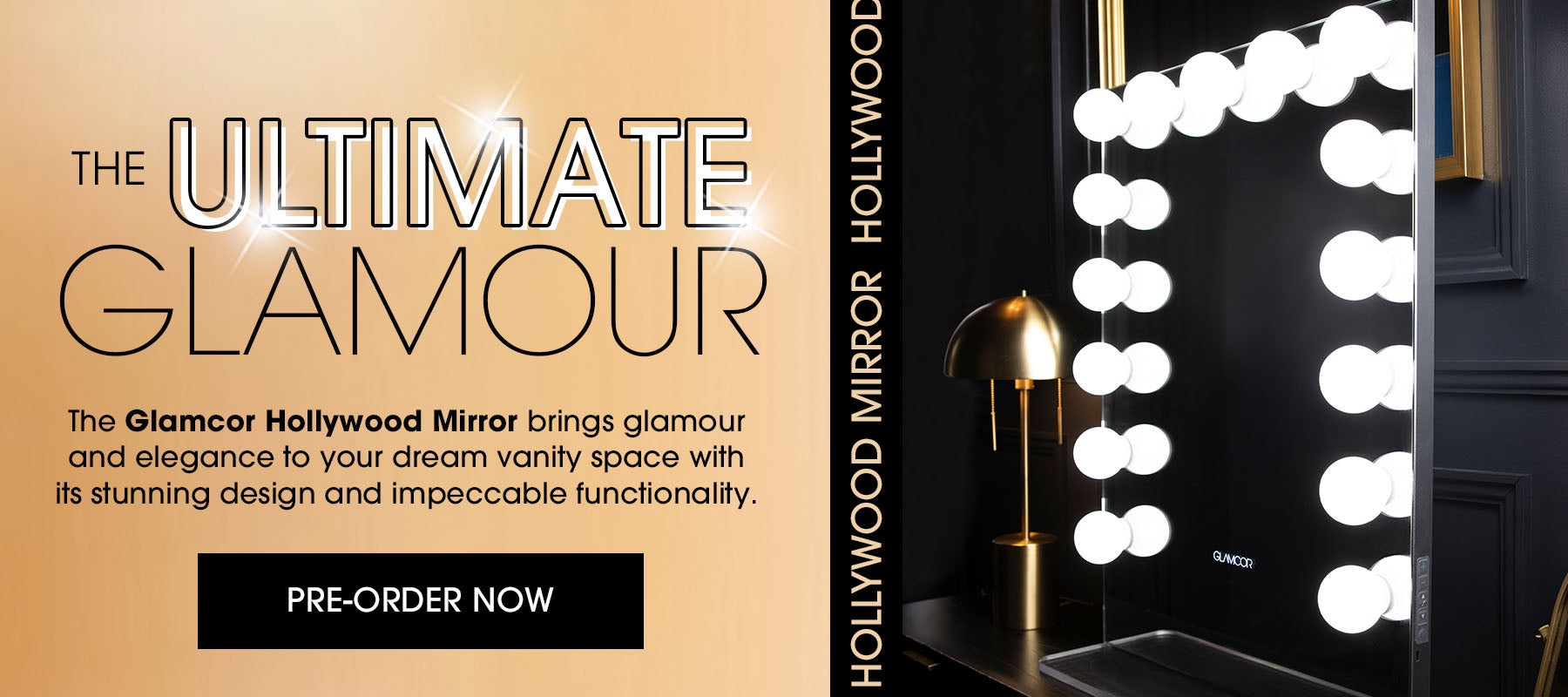 glamcor hollywood mirror