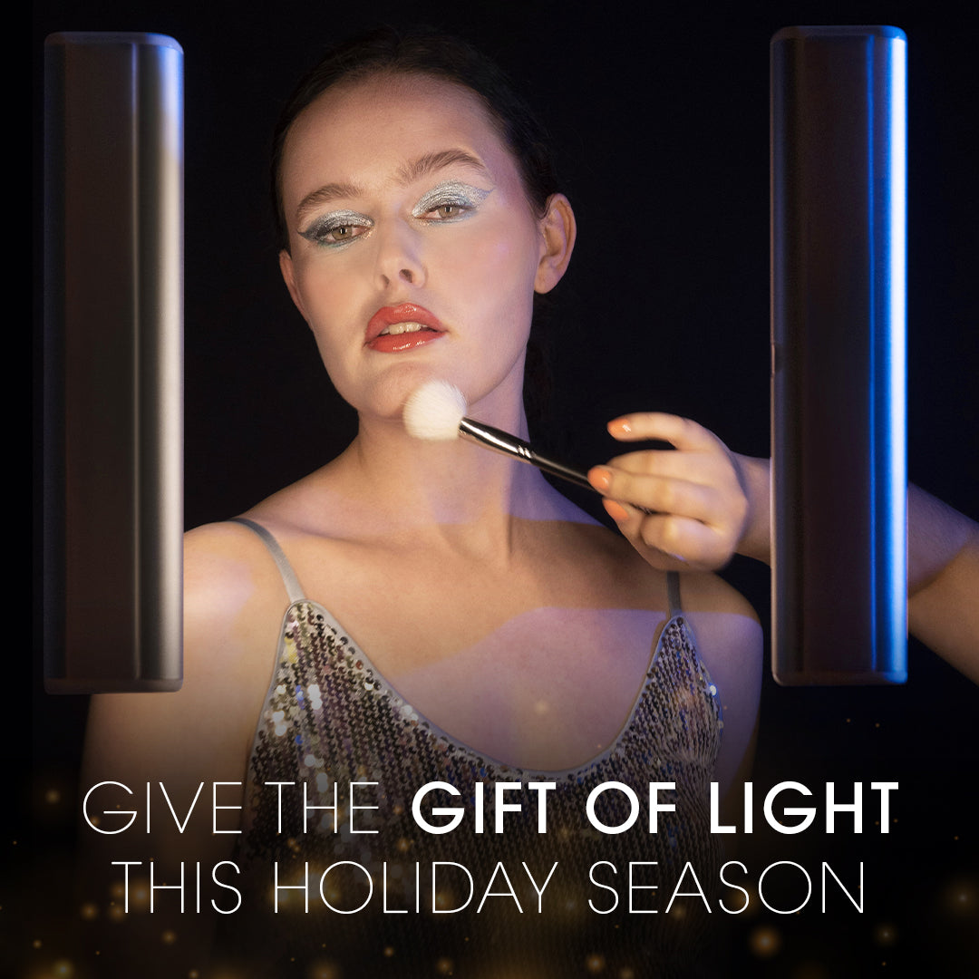 Glamcor Cosmic Twins - Ideal Holiday Gift Sleek LED light bar, essential for beauty influencers and video production 