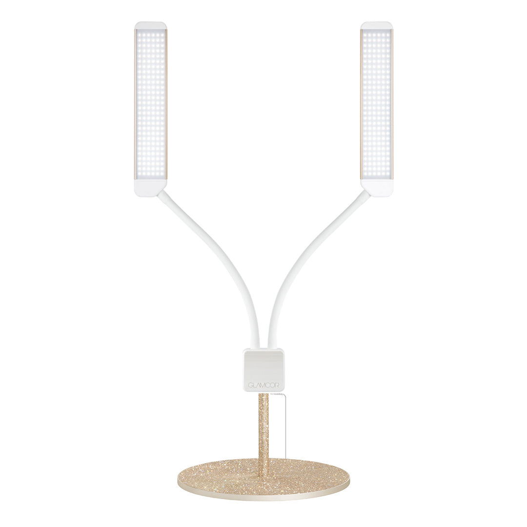 Glamcor Table Top Light Gold Sparkle - ELITE X ensures perfect brightness