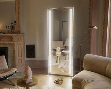 luxury dressing mirror Amazon.com: Mjkone Luxury Dressing Table Set with Touch Screen Mirror and Stool | 40" Vanity Desk with PU Leather Upholstered | 2 Drawers Makeup Vanity Table