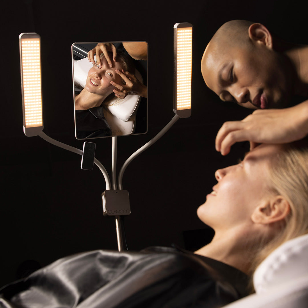 Glamcor Multimedia X Floor Light Kit - Optimal Lighting for Lash Artists