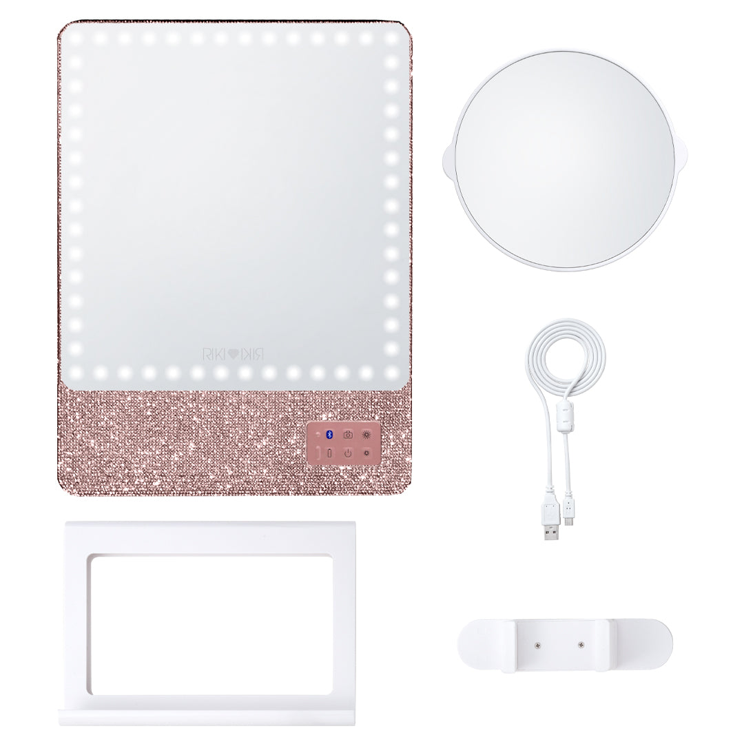 Sparkle RIKI SKINNY: LED vanity mirror and streaming device in one