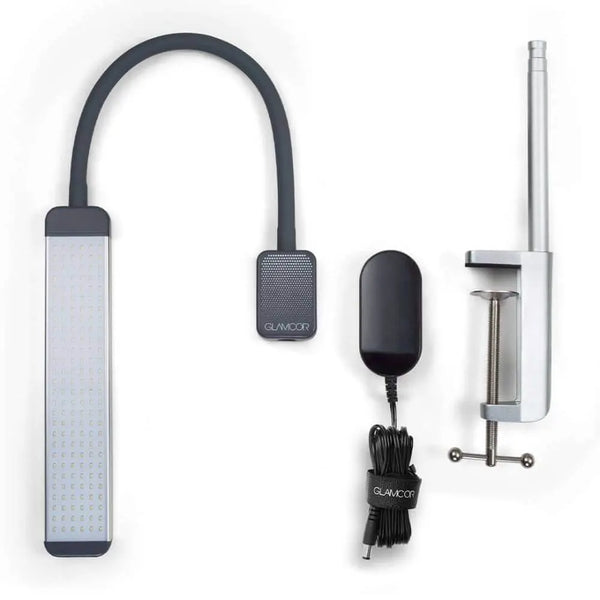 GLAMCOR REVEAL Pro Kit | Portable LED Beauty Light with Flexible