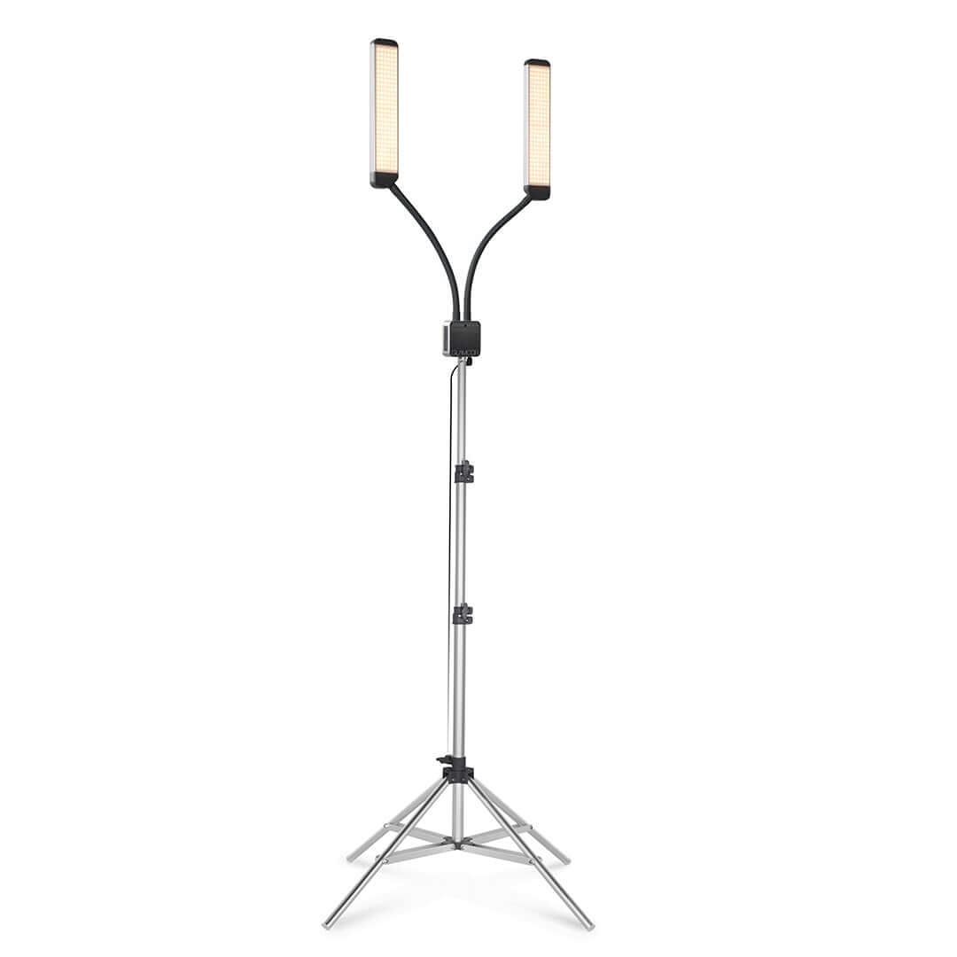 GLAMCOR Ultra X Floor Light Kit showcasing adjustable height and brightness