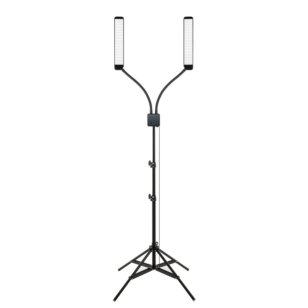 GLAMCOR Elite X Pro Kit portable LED light for beauty professionals, the ultimate choice for makeup artists seeking the best professional lighting solutions