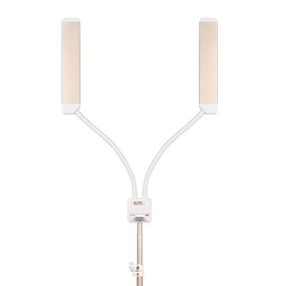 White ELITE X portable LED beauty light, lamp head
