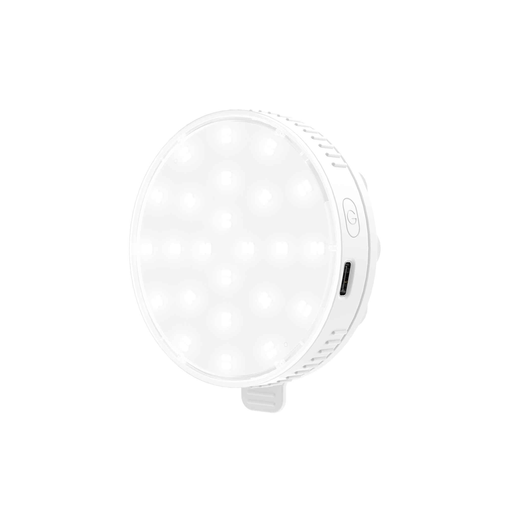 GLAMCOR Meteor circle light with customizable cool and warm temperature settings