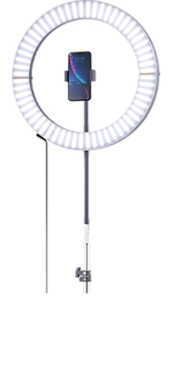 GLAMCOR LED Magnifying Glass Light Ideal for Estheticians, Sewing