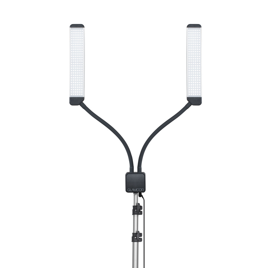 Elite X Floor Light Kit with dual flexible luminary arms for precise light positioning.