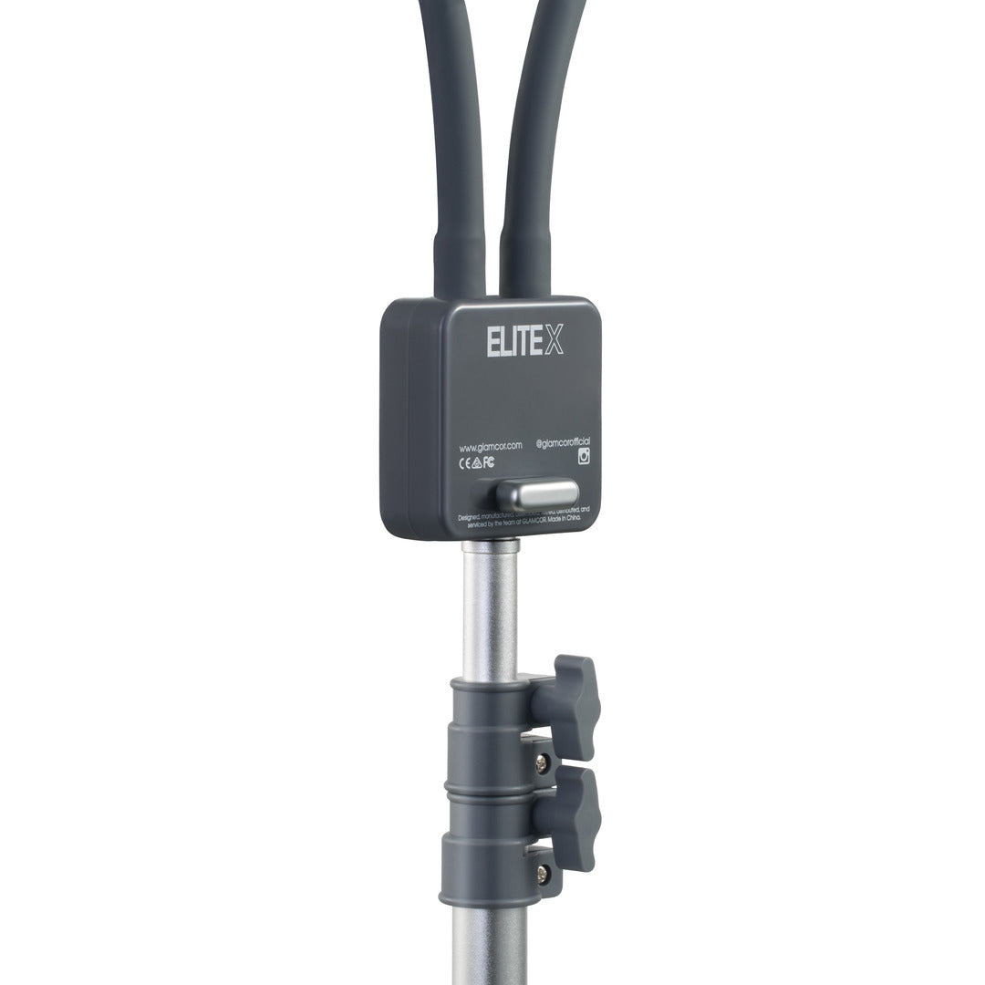 Elite X Floor Light Kit with a lightweight tripod stand for versatile lighting setups.