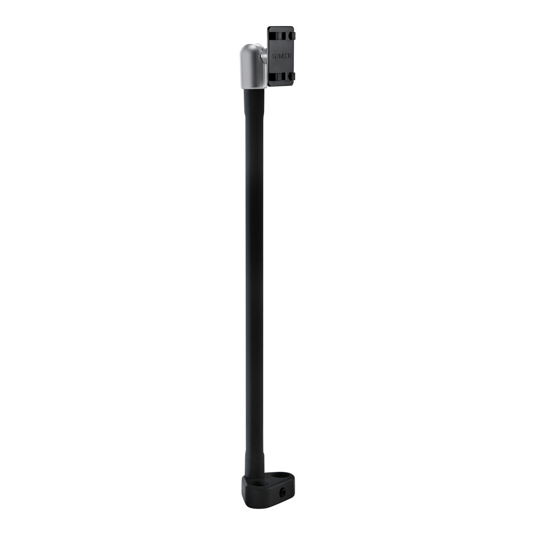 GLAMCOR Media Mount in black, an extension arm for versatile attachment of multimedia accessories to Elite X, Revolution X, Skill, and Capture light kits.