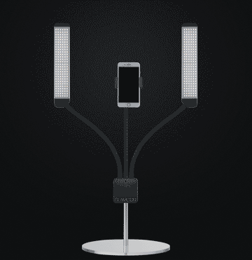 Tool-free assembly of the Round Acrylic Table Base, ideal for quick setup and portability.
