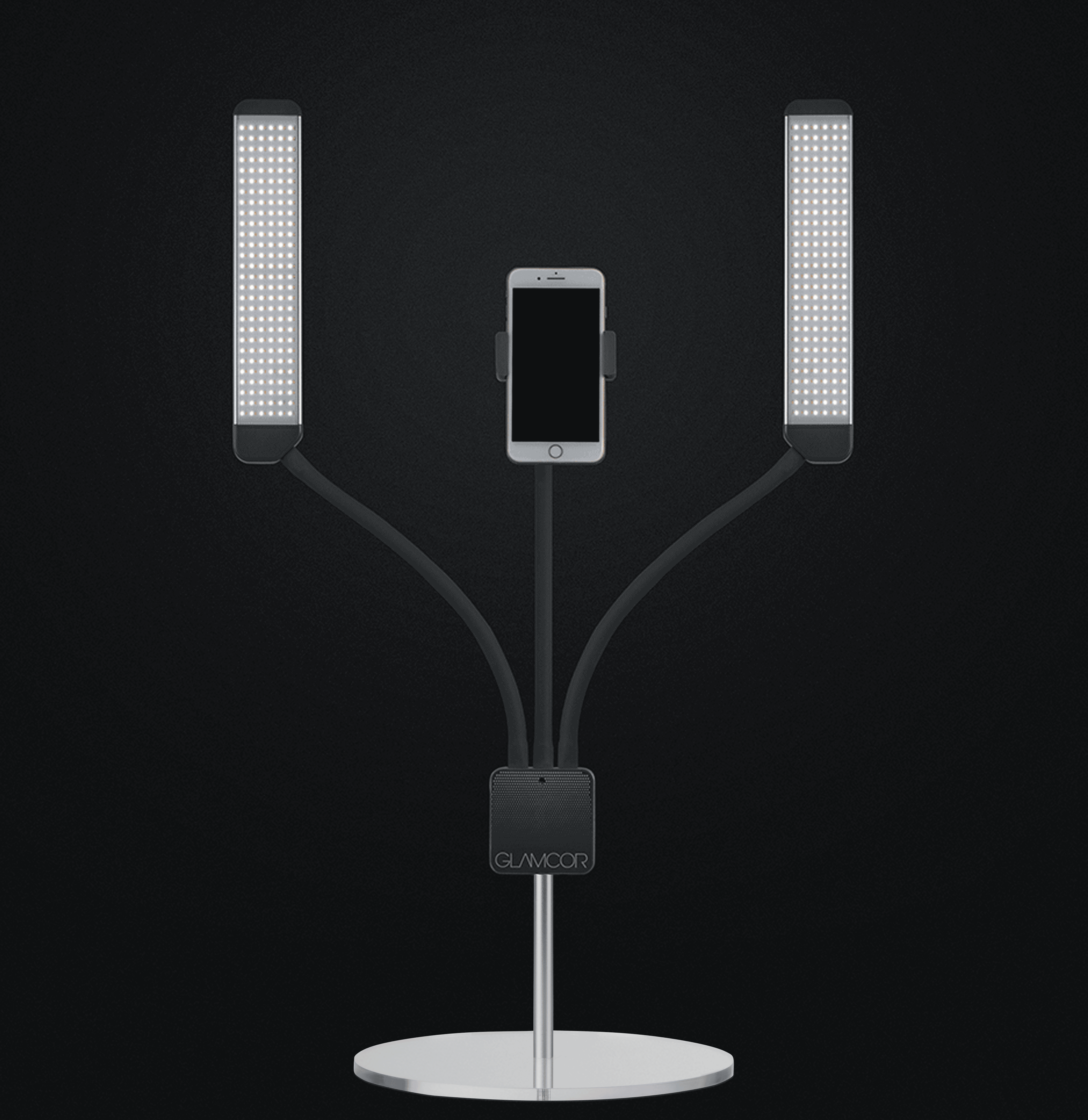Tool-free assembly of the Round Acrylic Table Base, ideal for quick setup and portability.
