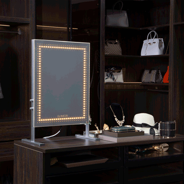 BRILLIANT MIRROR | LED Lighted Vanity Mirror | GLAMCOR BRILLIANT MIRROR | LED Lighted Vanity Mirror | GLAMCOR