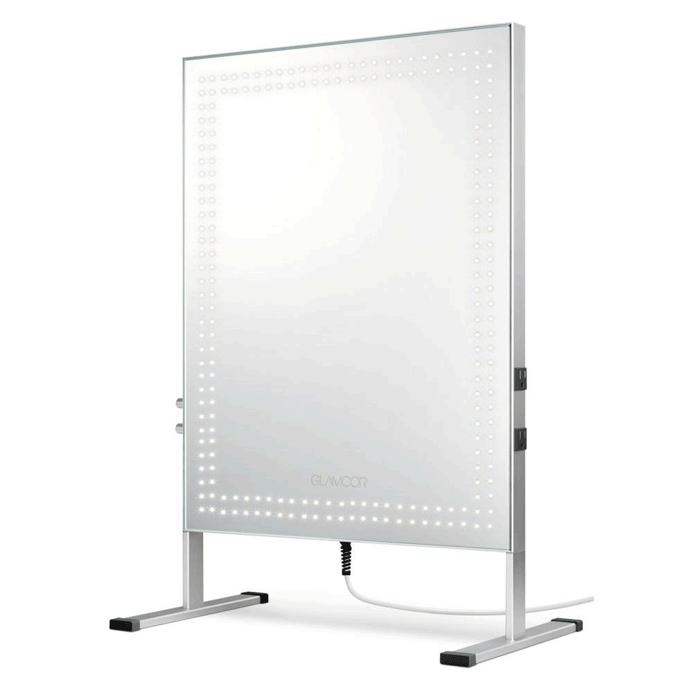 BRILLIANT MIRROR - Free-Standing or Wall-Mounted Vanity Mirror with LED Lights