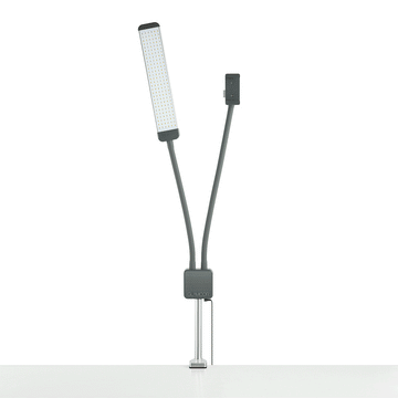 GLAMCOR CAPTURE Pro Kit bending lamp and phone clip for hands-free recording.