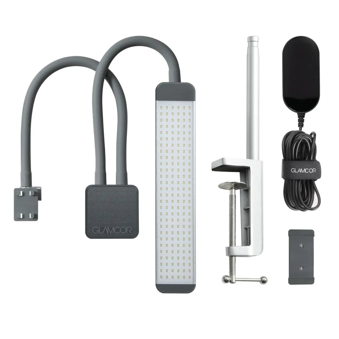 CAPTURE bending LED light kit with phone clip