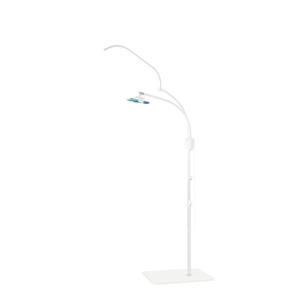 Elevate your workspace with GLAMCOR Horizon - the ultimate tool for estheticians and makeup professionals, featuring curved lighting for optimal illumination.