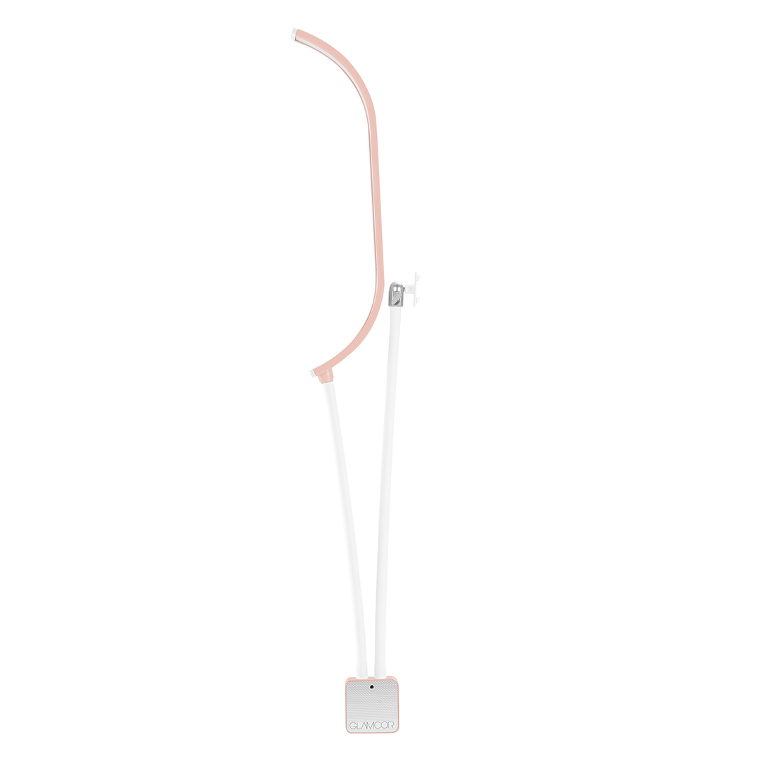 HORIZON rose gold curved LED light kit, offering estheticians a blend of elegance and top-tier lighting performance.