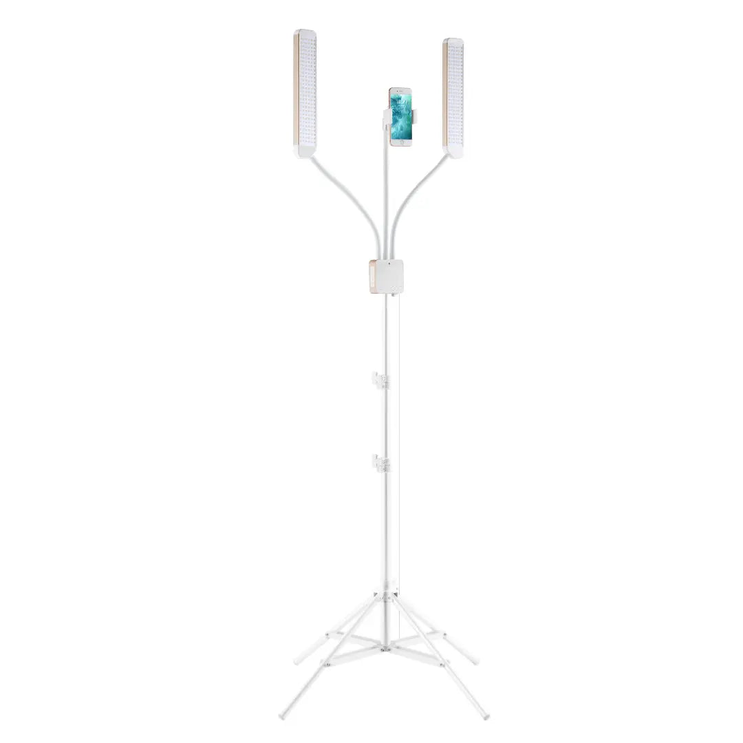 MULTIMEDIA X LED multimedia light kit with adjustable color temperature, content creation setup