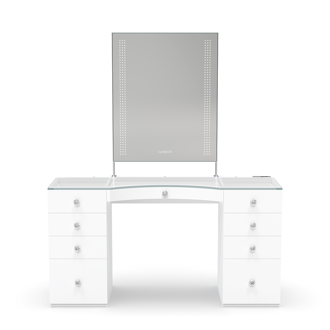 GLAMCOR NYC MIRROR adding elegance to your vanity space