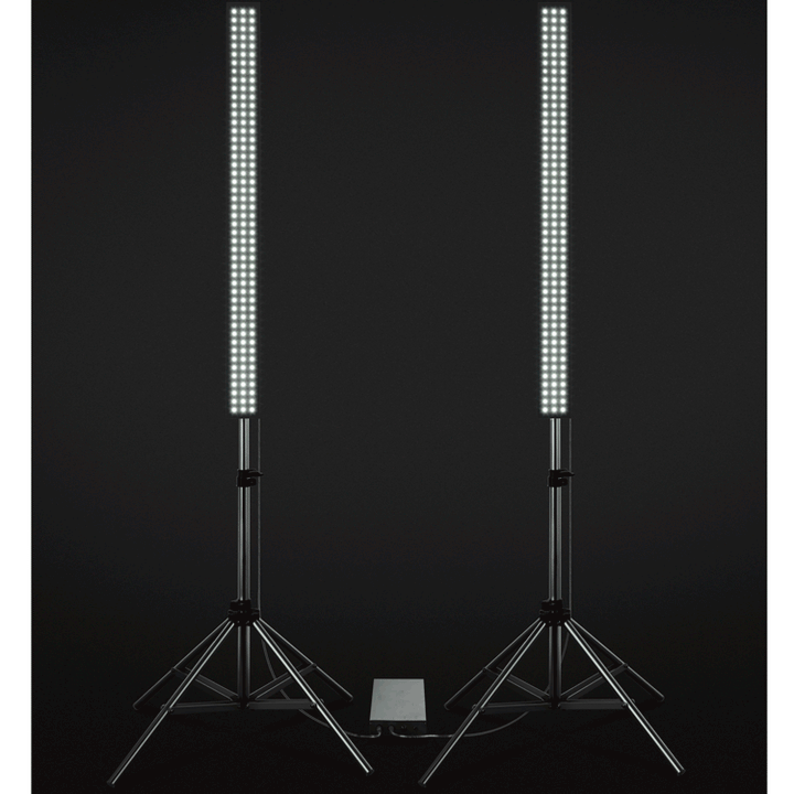 180° rotation feature of Glamcor Paris Lights Plus for flexible lighting angles.