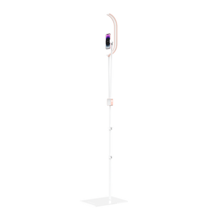 HORIZON Pro Kit in charming  rose gold pink, featuring a 180-degree LED curved light for precise face illumination.
